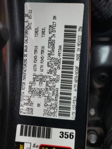 3TMCZ5AN1NM506449 | 2022 TOYOTA TACOMA DOU