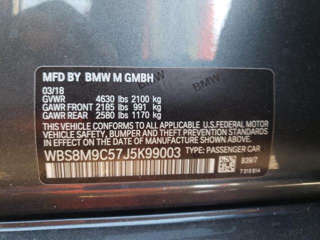 WBS8M9C57J5K99003 2018 BMW M3 - Image 13