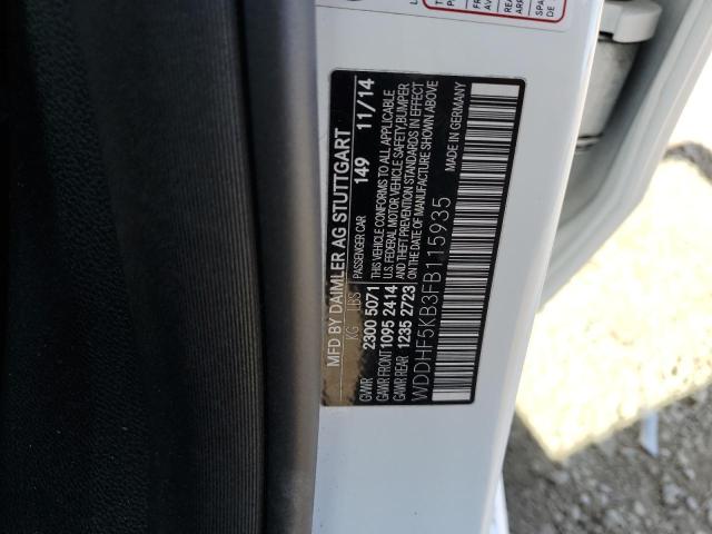 WDDHF5KB3FB115935 Mercedes-Benz E 350