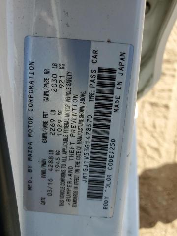 2016 MAZDA 6 TOURING - JM1GJ1V53G1478570