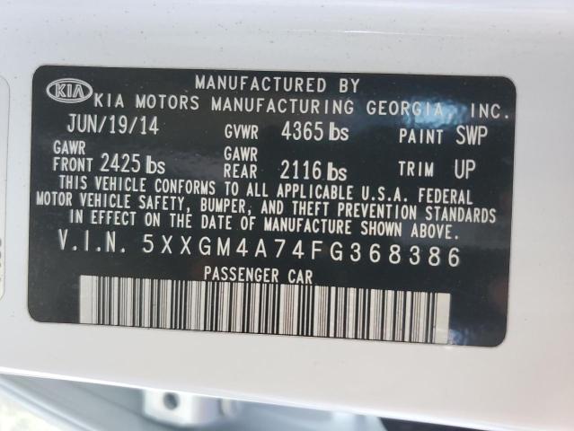 5XXGM4A74FG368386 KIA Optima Lx