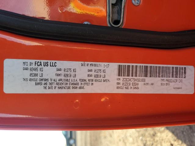 2017 DODGE CHARGER R/ - 2C3CDXCT5HH561838