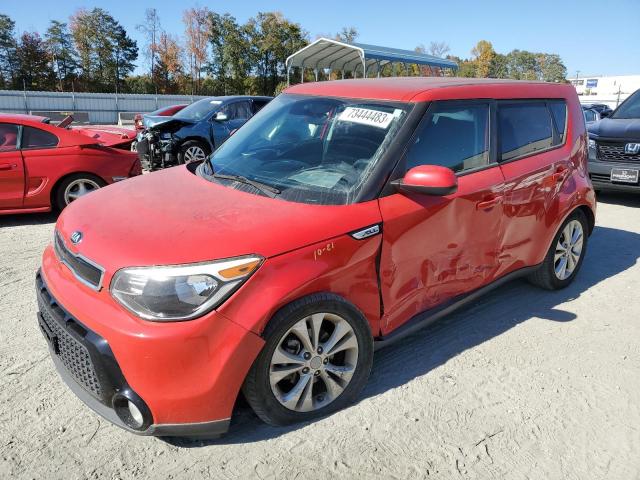  KIA SOUL 2016 Червоний