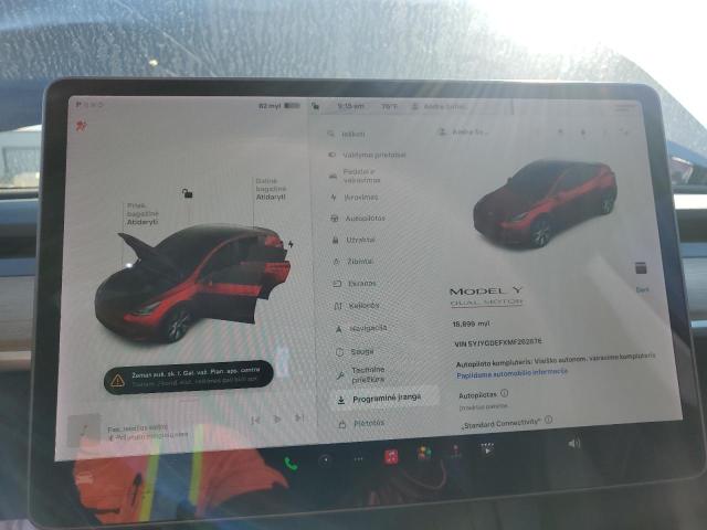 5YJYGDEFXMF262876 | 2021 TESLA MODEL Y