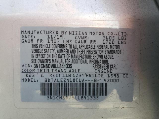 2020 NISSAN VERSA 1.6 - 3N1CN8DV8LL841335