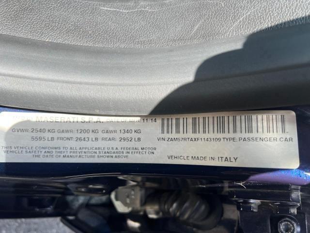 ZAM57RTAXF1143109 Maserati GHIBLI S