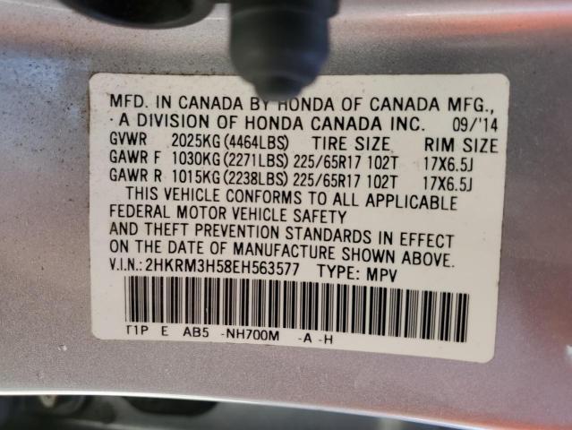 2HKRM3H58EH563577 Honda CR-V EX