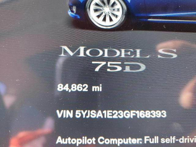 5YJSA1E23GF168393 Tesla MODEL S