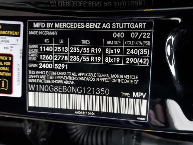 W1N0G8EB0NG121350 | 2022 MERCEDES-BENZ GLC 300 4M