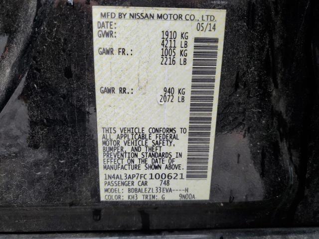 1N4AL3AP7FC100621 Nissan ALTIMA 2.5