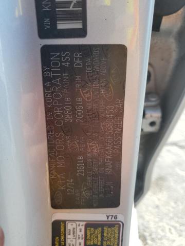 KNAFK4A66F5380453 KIA FORTE LX