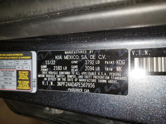 2023 KIA FORTE LX - 3KPF24AD4PE567956