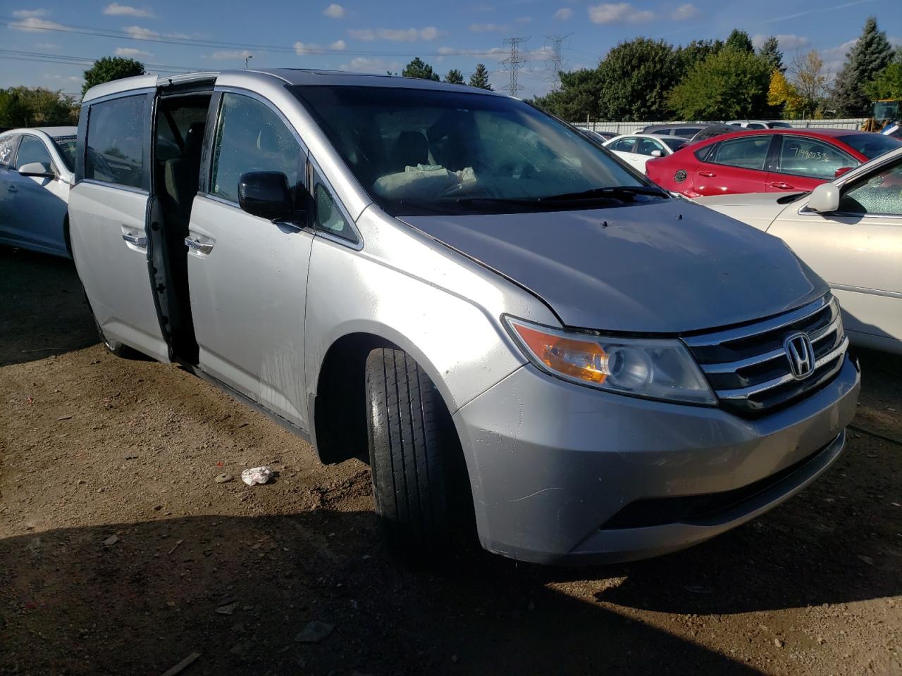 5FNRL5H60DB090682 2013 Honda Odyssey Exl