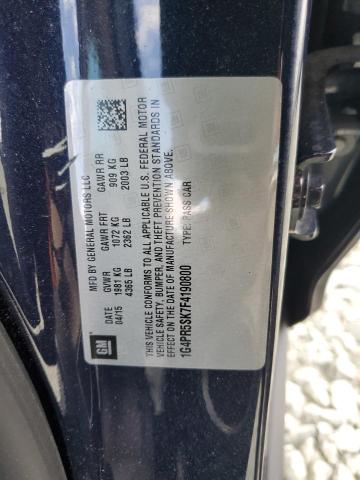 2015 BUICK VERANO CON 1G4PR5SK7F4190800