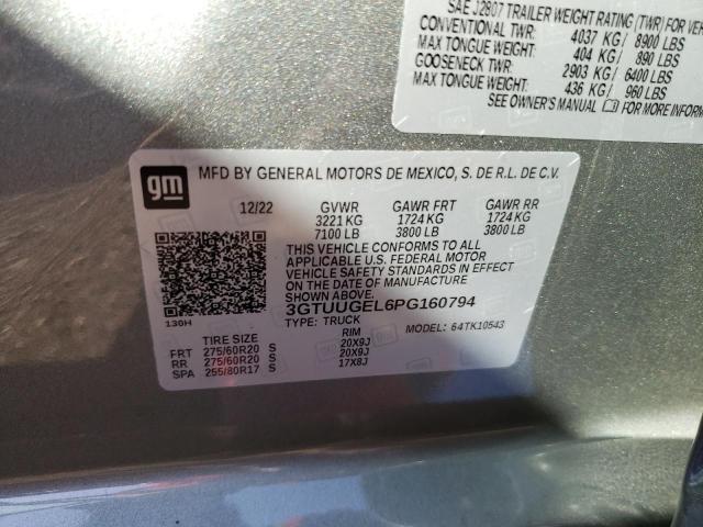 3GTUUGEL6PG160794 GMC Sierra K1500 Denali