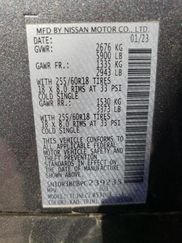 5N1DR3BC8PC239235 Nissan Pathfinder Sv