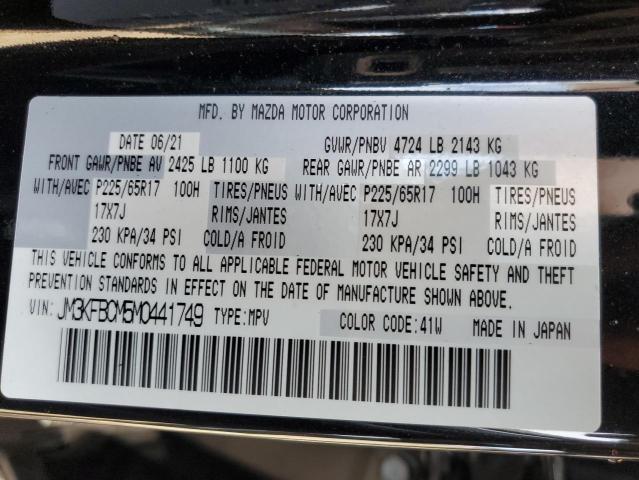 JM3KFBCM5M0441749 Mazda Cx-5 Touring