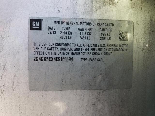 2G4GK5EX4E9168194 Buick Regal