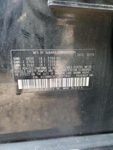4S3BWAC61L3027840 Subaru Legacy Premium