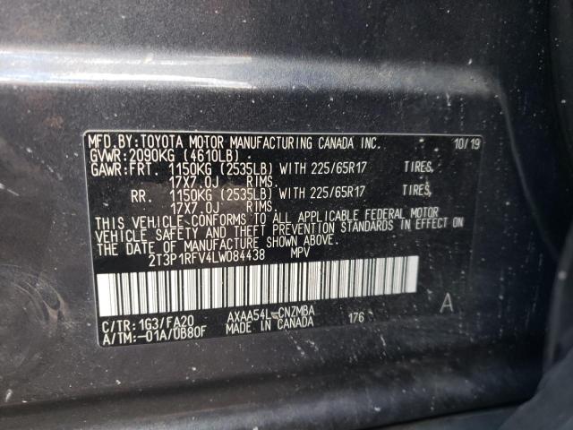 2020 TOYOTA RAV4 XLE - 2T3P1RFV4LW084438
