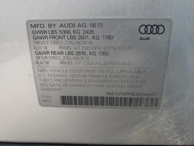 VIN WA1LFAFP9EA004047 2014 Audi Q5, Premium Plus no.12