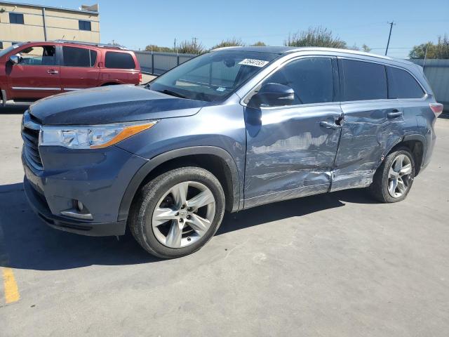 VIN 5TDYKRFH4ES028189 2014 Toyota Highlander, Limited no.1