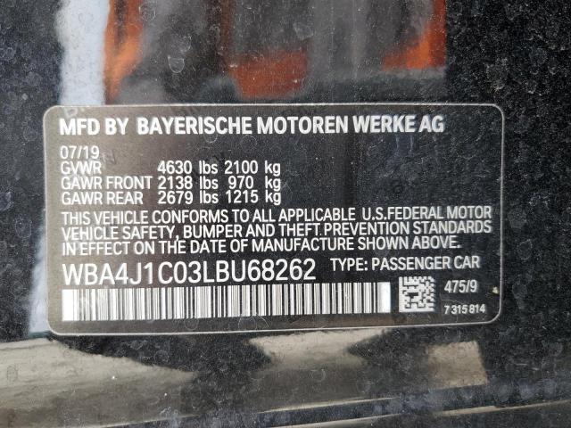 WBA4J1C03LBU68262 BMW 4 Series 430I GRAN 10