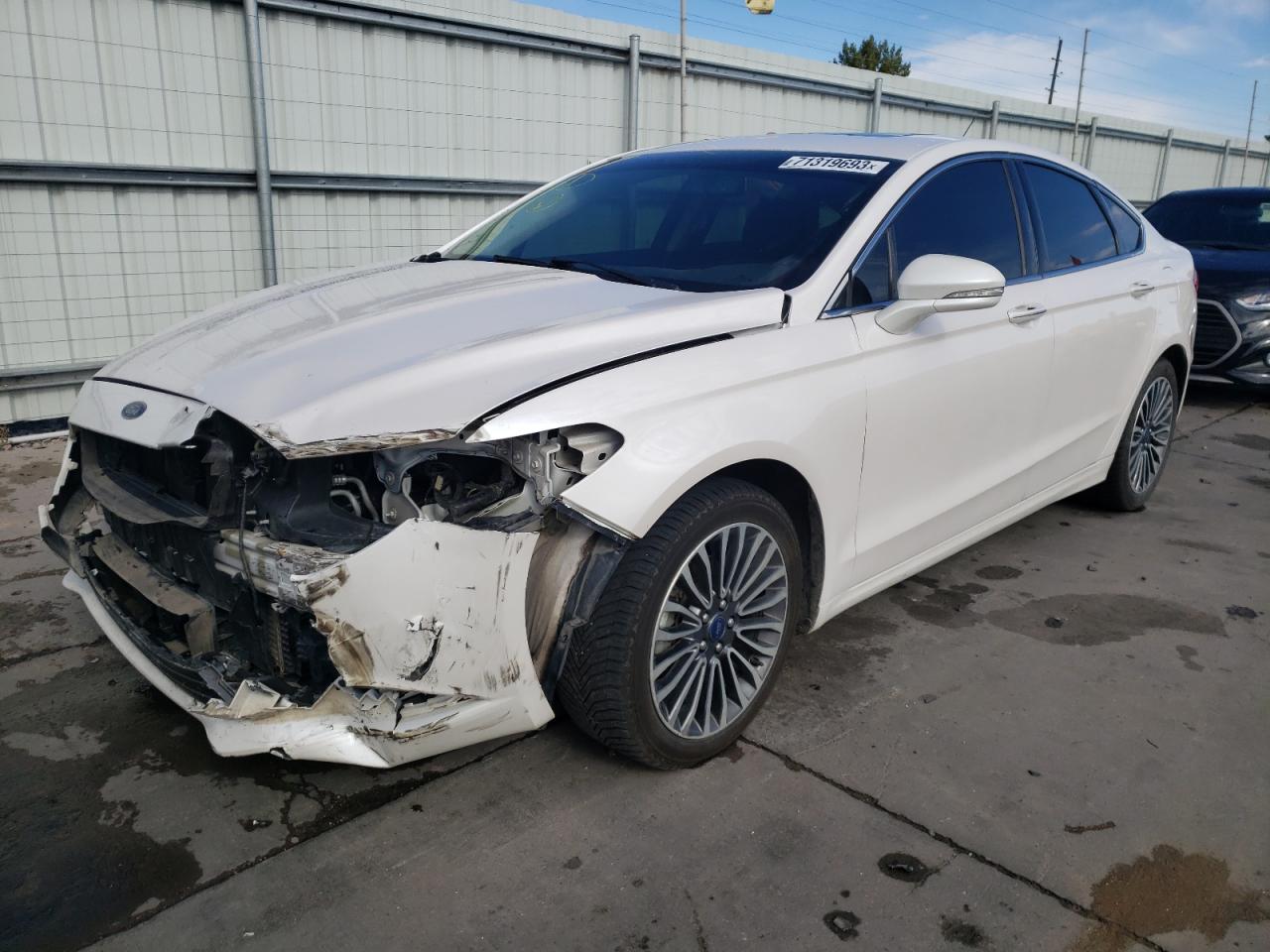 2017 Ford Fusion Se vin: 3FA6P0T90HR179495