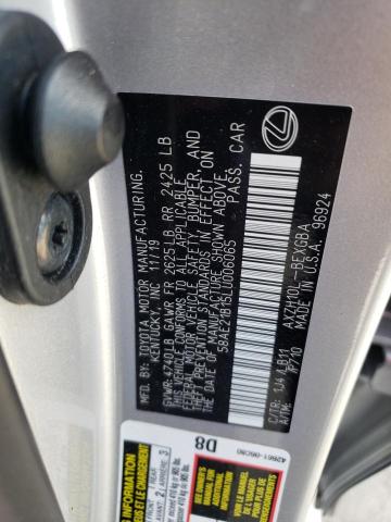 2020 LEXUS ES 300H LU 58AE21B15LU006065