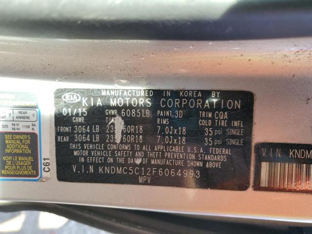 KNDMC5C12F6064993 KIA SEDONA EX