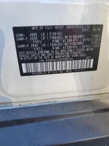 4S4BSACC9H3289190 Subaru Outback 2.5i Premium