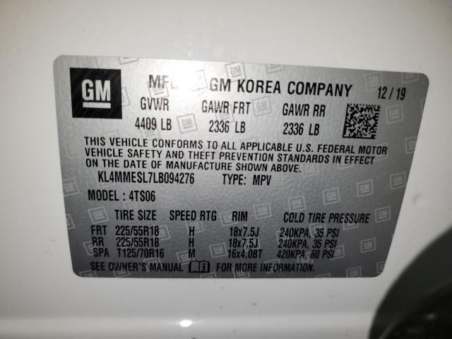 KL4MMESL7LB094276 Buick Encore GX 10