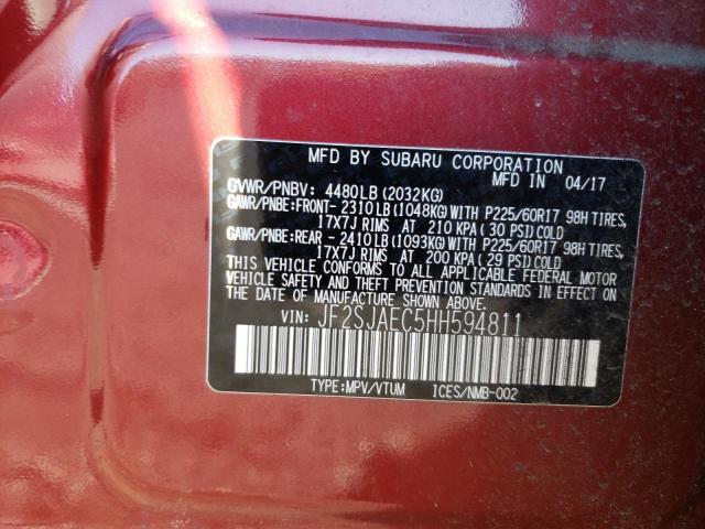 JF2SJAEC5HH594811 Subaru Forester 2.5i Premium