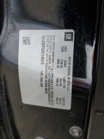 2010 Chevrolet Cobalt 1Lt VIN: 1G1AD5F59A7145919 Lot: 72677733