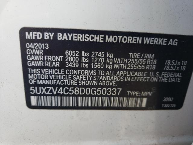 VIN 5UXZV4C58D0G50337 2013 BMW X5, Xdrive35I no.13