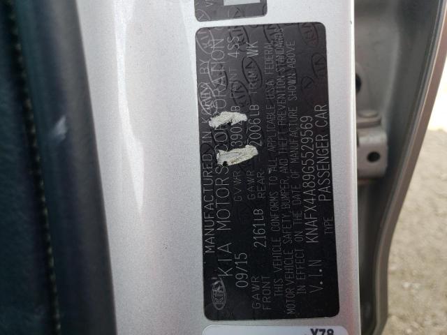 KNAFX4A89G5529569 KIA FORTE EX