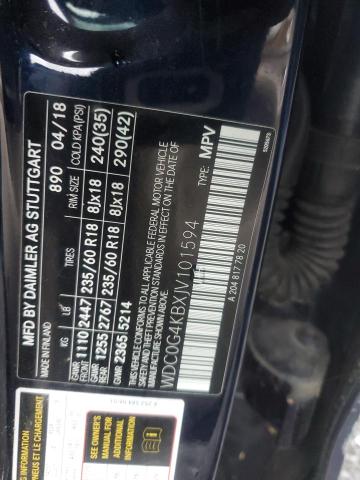 WDC0G4KBXJV101594 Mercedes-Benz Glc 300 4matic