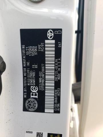 2022 TOYOTA COROLLA LE - 5YFBPMBE0NP288877