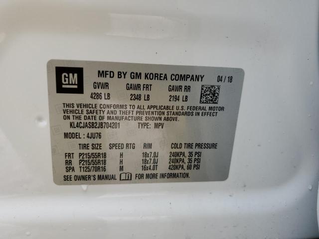 KL4CJASB2JB704201 Buick Encore Preferred