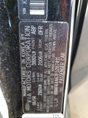 KNAFK4A67F5287411 KIA FORTE LX
