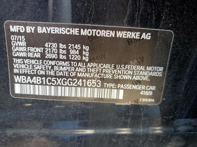 2016 BMW 435 I GRAN - WBA4B1C5XGG241653