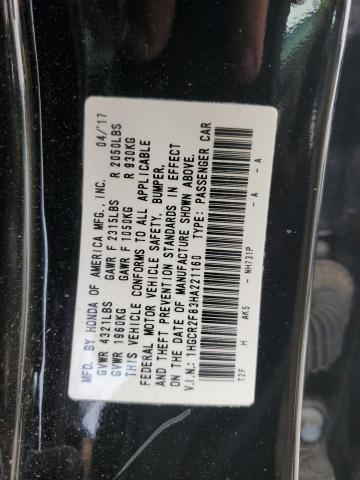 2017 HONDA ACCORD EXL - 1HGCR2F83HA221160