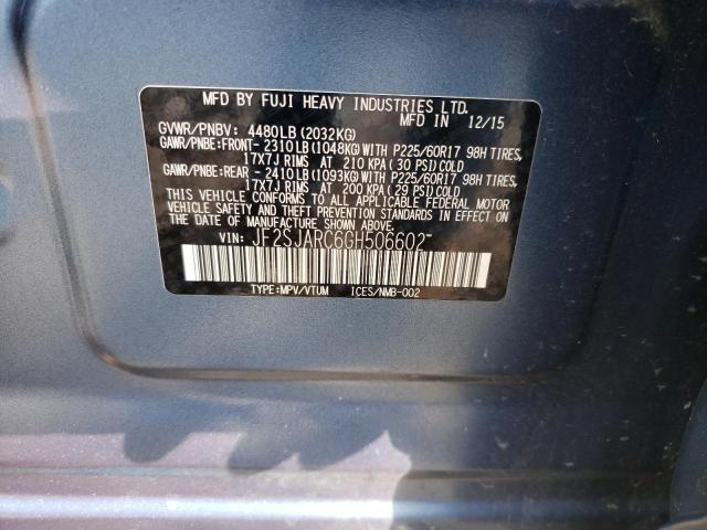 JF2SJARC6GH506602 Subaru Forester 2.5i Limited