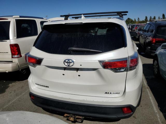 VIN 5TDJKRFHXES037187 2014 Toyota Highlander, Xle no.6