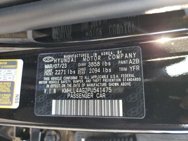 KMHLL4AG2PU541475 Hyundai Elantra SE 10