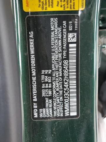 WMWXU3C54K2H86498 Mini COOPER S