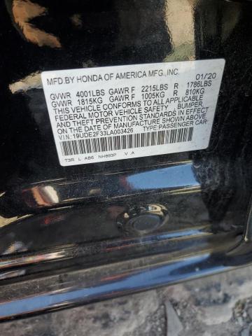 19UDE2F33LA003426 Acura ILX