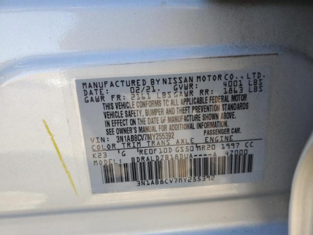 3N1AB8CV7MY255392 Nissan SENTRA SV