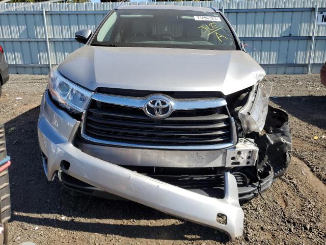 VIN 5TDDKRFH7ES009649 2014 Toyota Highlander, Limited no.5