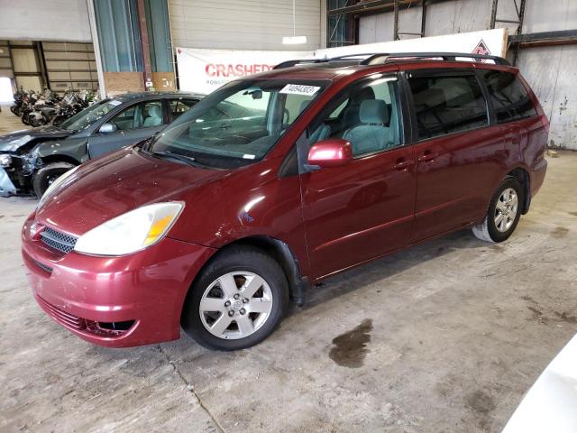 Lot #2489842885 2004 TOYOTA SIENNA XLE salvage car